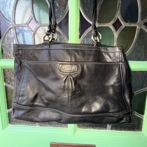 Coach Park Leather Carryall